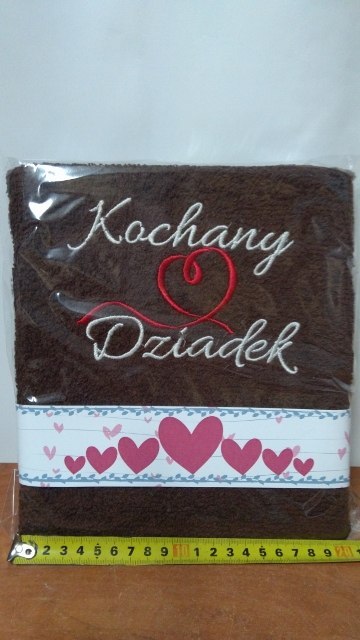 Ręcznik frotte 50x100cm DZIADEK DIL Ręcznik frotte 50x100cm DZIADEK DIL