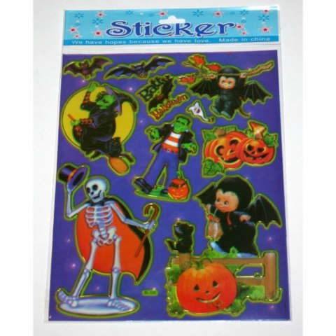 Naklejki laserowe 10szt HALLOWEN Midex Naklejki laserowe 10szt HALLOWEN Midex