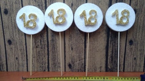 Pik 4szt. URODZINY ''18'' OLDEX Pik 4szt. URODZINY ''18'' OLDEX