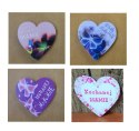 Serce 5szt. magnes 10 x 10 cm. MAMA NAMI-wyroby z drewna Serce 5szt. magnes 10 x 10 cm. MAMA NAMI-wyroby z drewna