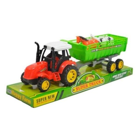 Traktor z przyczepą i zwierzętami 35x10cm | 63008 PEGAZTOYS -zabawki Traktor z przyczepą i zwierzętami 35x10cm | 63008 PEGAZTOYS -zabawki