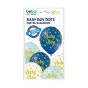 Balony 6szt. BABY BOY DOTS | 42-26 TAMIPOL Balony 6szt. BABY BOY DOTS | 42-26 TAMIPOL