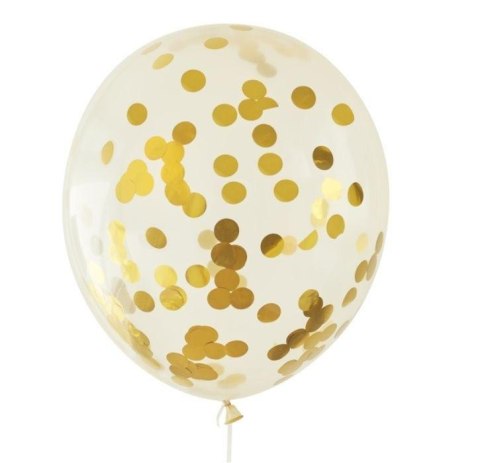 Balony przezroczyste 5szt. z konfetti 30cm | BNK-8575 ALIGA Balony przezroczyste 5szt. z konfetti 30cm | BNK-8575 ALIGA