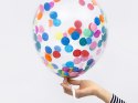 Balony przezroczyste 6szt z kolorowym konfetti 30cm BK12-1-000-6 Partydeco - art.na imprezy Balony przezroczyste 6szt z kolorowym konfetti 30cm BK12-1-000-6 Partydeco - art.na imprezy