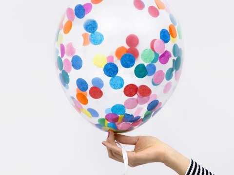 Balony przezroczyste 6szt z kolorowym konfetti 30cm BK12-1-000-6 Partydeco - art.na imprezy Balony przezroczyste 6szt z kolorowym konfetti 30cm BK12-1-000-6 Partydeco - art.na imprezy