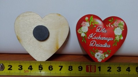 Serce magnes DZIADEK, 6,5 x 6,5 cm EXPO Serce magnes DZIADEK, 6,5 x 6,5 cm EXPO