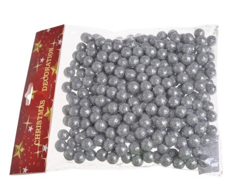 Kuleczki z brokatem w paczce 1,2cm SREBRNE - 22CAN17-611_B201 CANEA Kuleczki z brokatem w paczce 1,2cm SREBRNE - 22CAN17-611_B201 CANEA