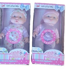 Lalka bobas 24 cm z 6 dźwiękami | HLH81 HIPO - zabawki
