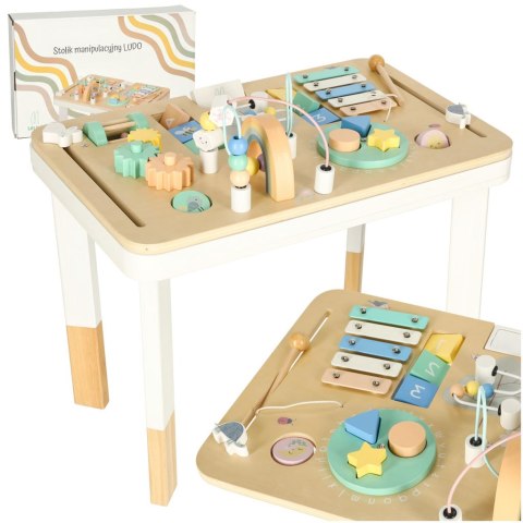 Stolik manipulacyjny LULILO montessori miętowy Kik sp. z o.o. sp. k. Stolik manipulacyjny LULILO montessori miętowy Kik sp. z o.o. sp. k.