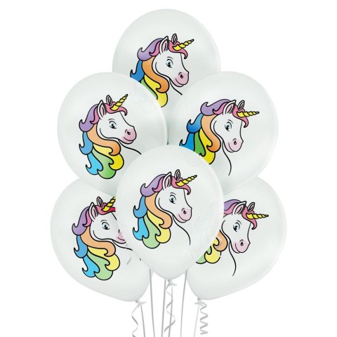 Balony 30 cm jednorożec 6szt. | BN06-365 ALIGA Balony 30 cm jednorożec 6szt. | BN06-365 ALIGA