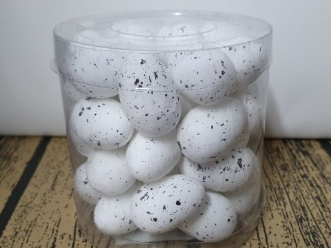 Jajka w kloszu 36szt 3cm 7BIAŁE 7704 GAJO-torebki ,serwetki