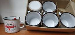 Kubek ceramiczny 6szt. DZIADEK ETK