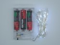 Lampki na druciku 10m 100led białe światło ADAR Lampki na druciku 10m 100led białe światło ADAR