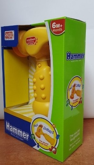 Młotek na baterie światło/dźwięk Oceanus Młotek na baterie światło/dźwięk Oceanus