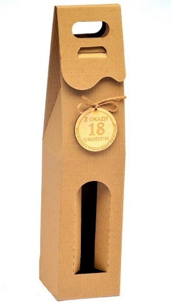 Pudełko kartonowe na alkohol 39 x 9 x 9 cm - 5szt. 18 LAT RS8szare GAJO-torebki ,serwetki Pudełko kartonowe na alkohol 39 x 9 x 9 cm - 5szt. 18 LAT RS8szare GAJO-torebki ,serwetki