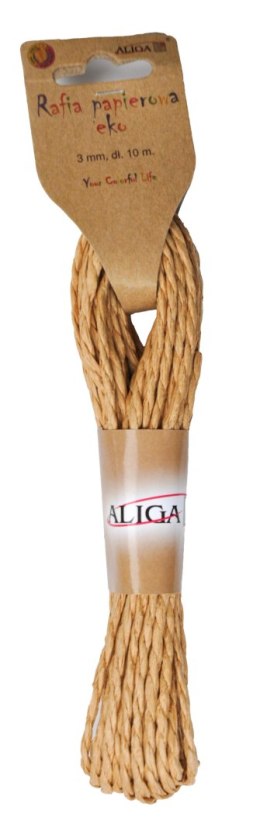 Rafia papierowa eco 3 mm x 10 m | RAF-1919 ALIGA