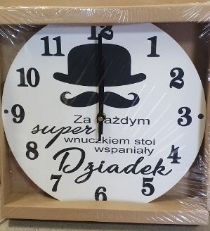 Zegar ścienny 30cm ... wspaniały Dziadek RUMIN-obrazy