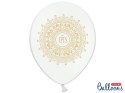 Balony 30cm Komunia IHS Metallic Pure White 6szt. | SB14M-110-008-6 Partydeco - art.na imprezy Balony 30cm Komunia IHS Metallic Pure White 6szt. | SB14M-110-008-6 Partydeco - art.na imprezy