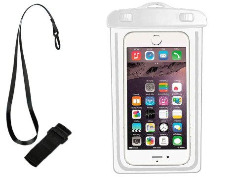 Etui wodoodporne pokrowiec na telefon dokumenty BIAŁE - 04074_BE VERK GROUP Etui wodoodporne pokrowiec na telefon dokumenty BIAŁE - 04074_BE VERK GROUP