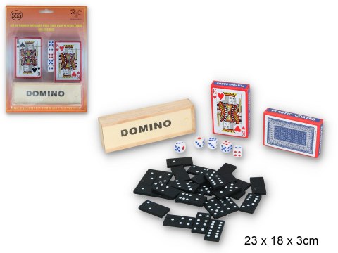 Karty do gry + domino GAZELO - zabawki Karty do gry + domino GAZELO - zabawki