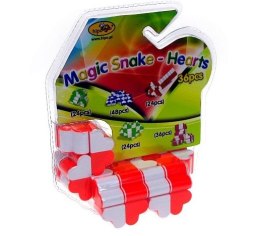 Magiczna układanka wąż serca 36-części HIPO - zabawki