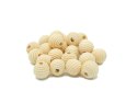 Koraliki drewniane naturalne z tłoczeniami 18mm 40szt. | PJ-0812 ALIGA Koraliki drewniane naturalne z tłoczeniami 18mm 40szt. | PJ-0812 ALIGA