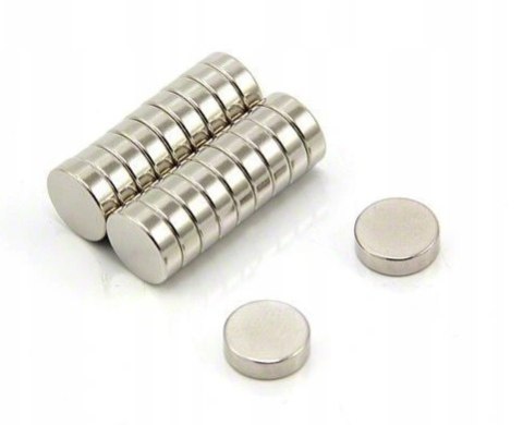 Magnes neodymowy magnesy neodymowe 10×1,5mm 10szt HURTNET