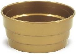 Miska stroik 16cm złoto POLPLAST