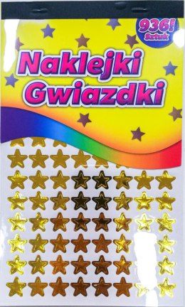 Naklejki gwiazdki album 14,5x24cm 936 szt. | NKX-6167 ALIGA