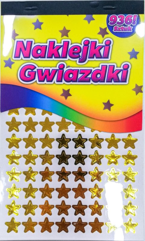 Naklejki gwiazdki album 14,5x24cm 936 szt. | NKX-6167 ALIGA Naklejki gwiazdki album 14,5x24cm 936 szt. | NKX-6167 ALIGA
