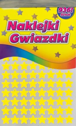 Naklejki gwiazdki album 14,5x24cm 936 szt. | NKX-6167 ALIGA