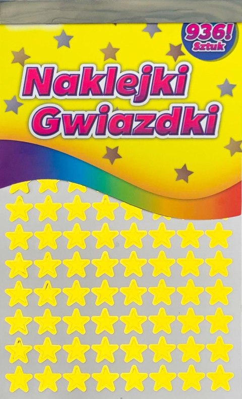 Naklejki gwiazdki album 14,5x24cm 936 szt. | NKX-6167 ALIGA Naklejki gwiazdki album 14,5x24cm 936 szt. | NKX-6167 ALIGA