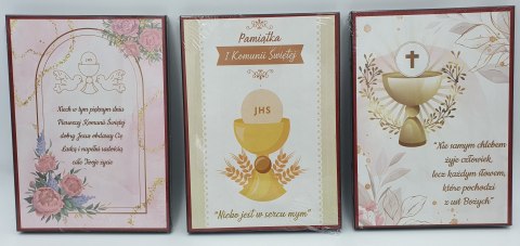 Obraz 18x25cm KOMUNIA ŚWIĘTA RUMIN-obrazy Obraz 18x25cm KOMUNIA ŚWIĘTA RUMIN-obrazy