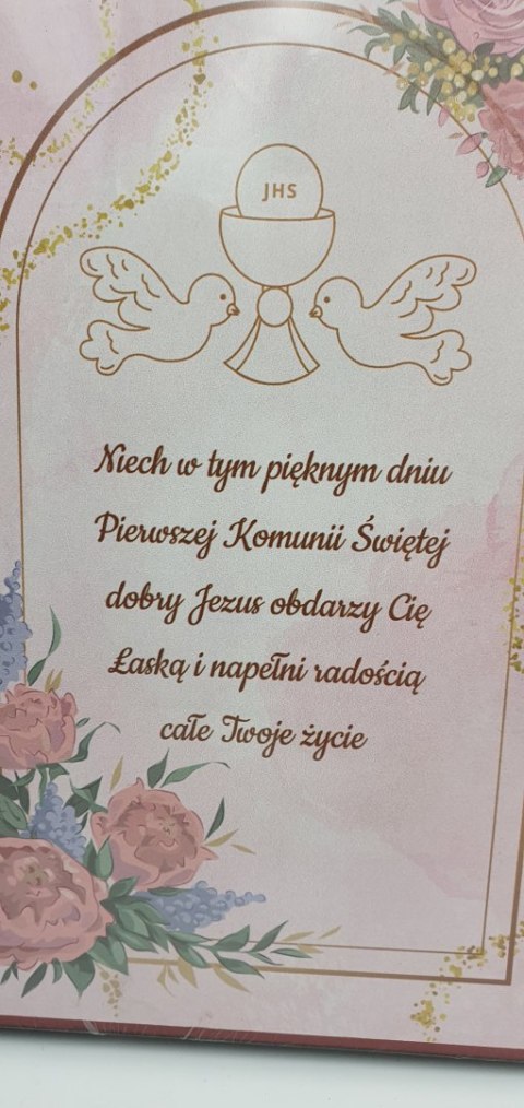 Obraz 18x25cm KOMUNIA ŚWIĘTA RUMIN-obrazy Obraz 18x25cm KOMUNIA ŚWIĘTA RUMIN-obrazy