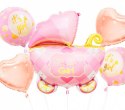 Balony foliowe róż - zestaw wózek 5 szt. | BZ-HWZR GODAN Balony foliowe róż - zestaw wózek 5 szt. | BZ-HWZR GODAN