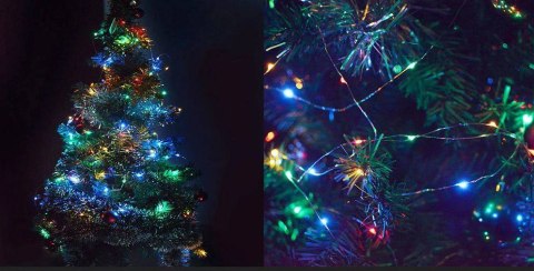 Lampki choinkowe solarne druciki 100 led multicolor | 11393 ISO TRADE - Maxy Lampki choinkowe solarne druciki 100 led multicolor | 11393 ISO TRADE - Maxy