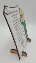 Ramka z życzeniami dla dziadka 16x16cm NAMI-wyroby z drewna Ramka z życzeniami dla dziadka 16x16cm NAMI-wyroby z drewna