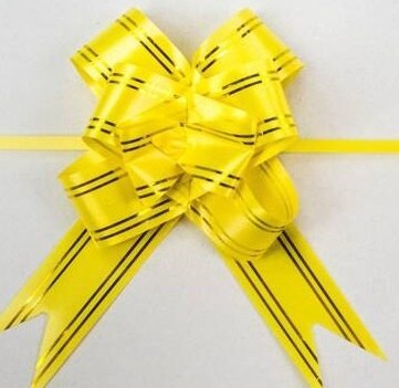 Wstążka 3cm x 50 cm 10szt żółta Wst-0010 GAJO-torebki ,serwetki