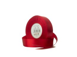 Wstążka satynowa 25mmx32m BORDOWA 4szt. | AX25-24 ALIGA