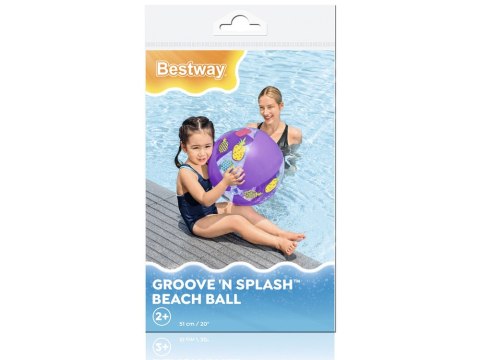 Piłka plażowa dmuchana 51 cm BESTWAY 31036 7&7 Piłka plażowa dmuchana 51 cm BESTWAY 31036 7&7