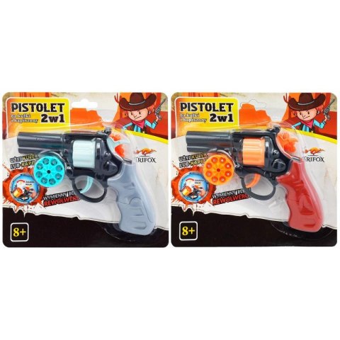 Pistolet na spłonkę i kulki na blistrze TRIFOX Pistolet na spłonkę i kulki na blistrze TRIFOX