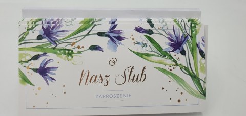 Zaproszenia ślubne 10szt. | ZZ-205 ART NUVO - kartki Zaproszenia ślubne 10szt. | ZZ-205 ART NUVO - kartki
