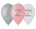 Balony Premium Witaj w domu różowe 12" 6szt. GODAN Balony Premium Witaj w domu różowe 12" 6szt. GODAN