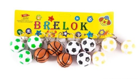 Brelok piłka mix 12szt. Midex Brelok piłka mix 12szt. Midex