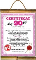 Dyplom certyfikat 90-lat AARON-humor Dyplom certyfikat 90-lat AARON-humor