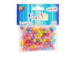 Koraliki plastikowe, mix kolorów, rozm.8mm, op.80szt. PJ-0576 ALIGA