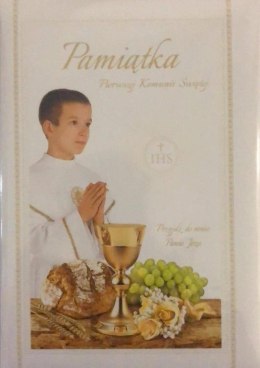Książeczka brokat A5 Komunia Chłopiec KKO-014 PANORAMA
