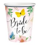 Kubek Bride to be Kwiaty 220ml 6szt. Party PAL - STOJAKI , BALONY, Kubek Bride to be Kwiaty 220ml 6szt. Party PAL - STOJAKI , BALONY,