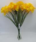 Kwiat żonkil 2 łodygi z dwoma kwiatami 63 cm - 12 szt. M93144 MICHALSKA-KWIATY Kwiat żonkil 2 łodygi z dwoma kwiatami 63 cm - 12 szt. M93144 MICHALSKA-KWIATY