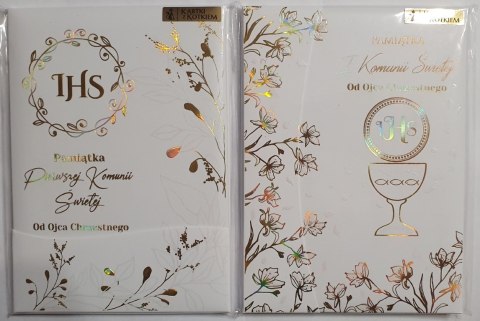 Album A5 Pamiątka Komunii Św. od Ojca Chrzestnego TANGRAM-PLUS
